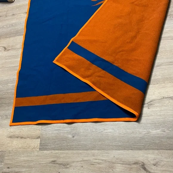 NIKE Vintage Blue Orange Authentic Pendleton Rare Blanket in Box - Picture 6 of 15